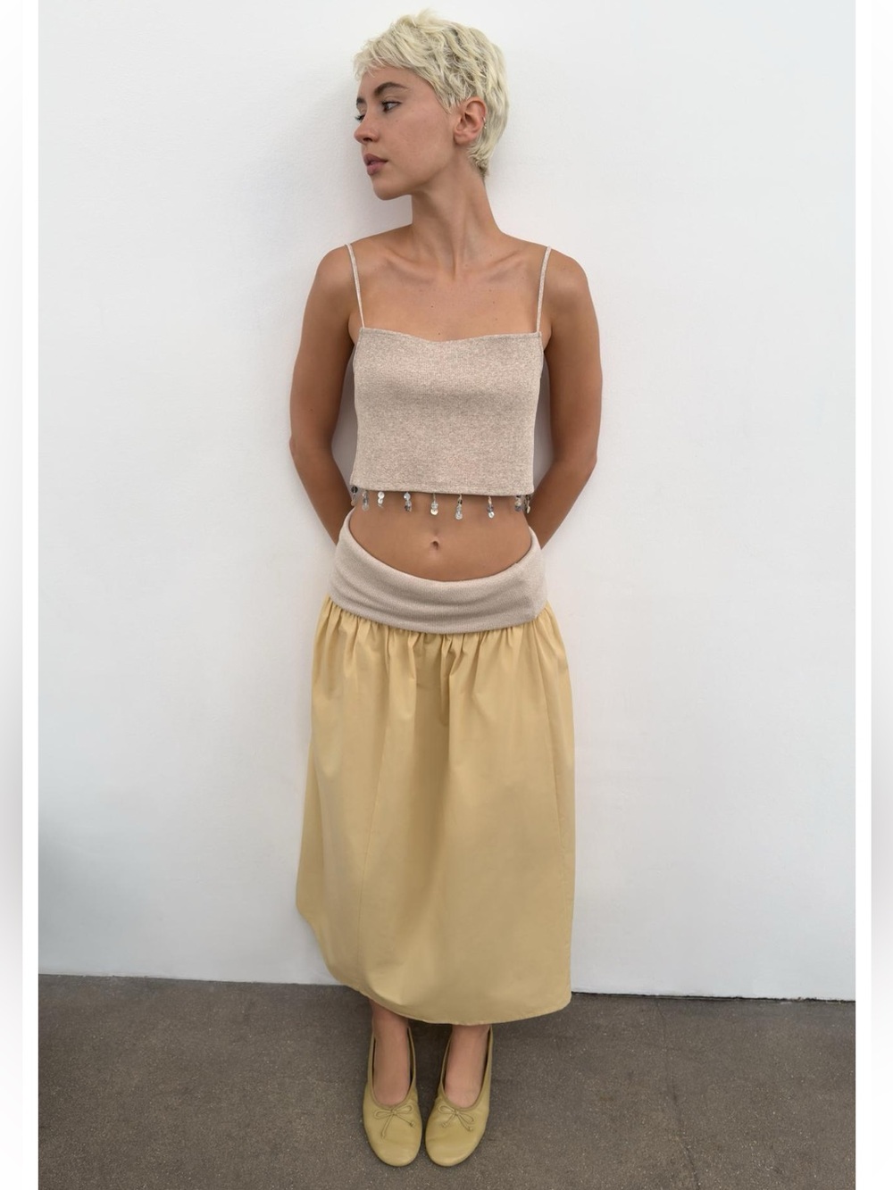 ZARA COMBINATION FAJIN SKIRT